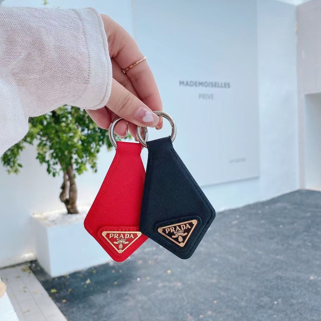 Prada Leather Key Chain