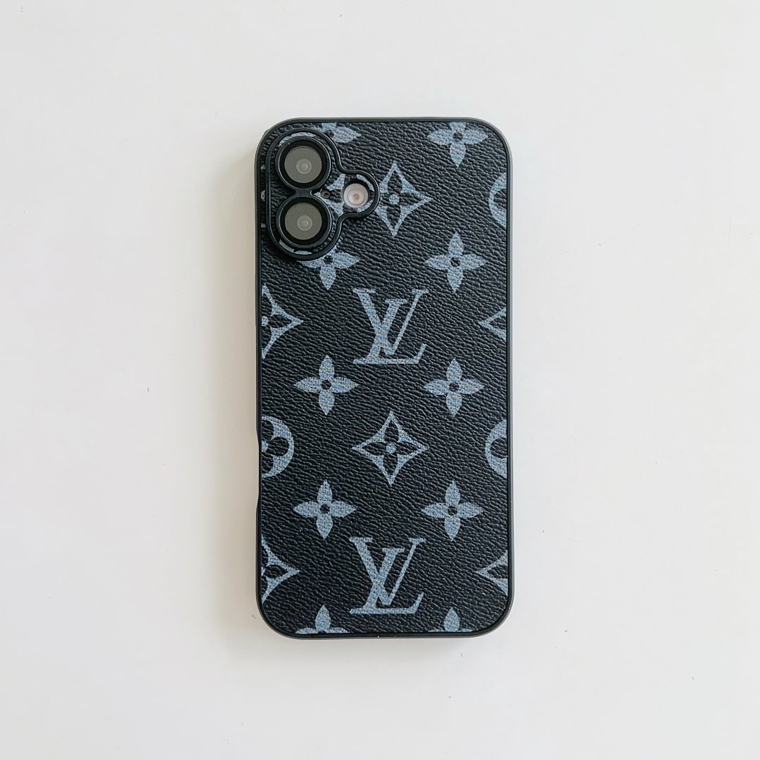 Louis Vuitton Case inspired classic leather for iPhone 13-18 Pro & Pro Max