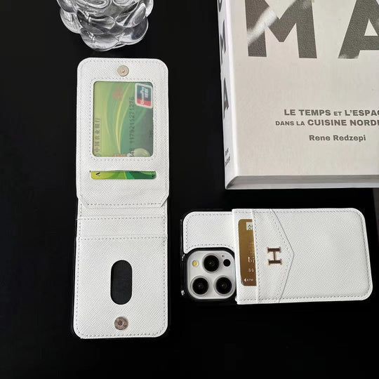 Luxury Case with Card Holder for iPhone 12-18 Pro & Pro Max