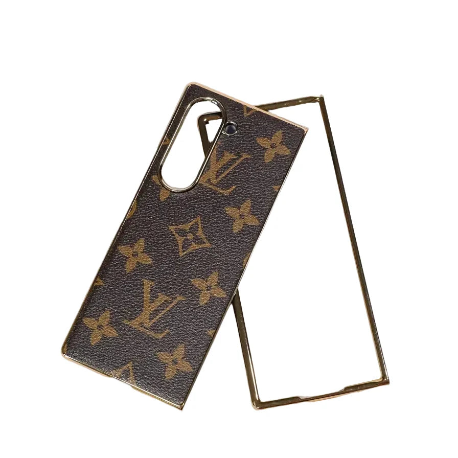 Monogram Slim Luxury Case for Samsung Z Fold 3-7