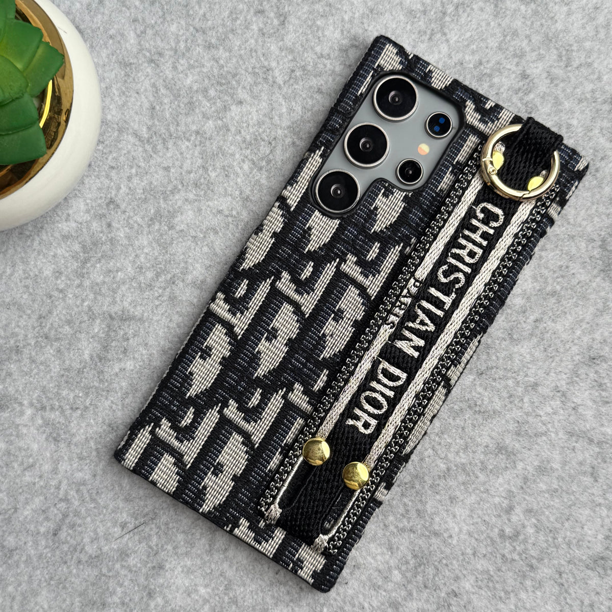 Luxury Brand Belt Pattern Case for Samsung Galaxy S22-S26 Series