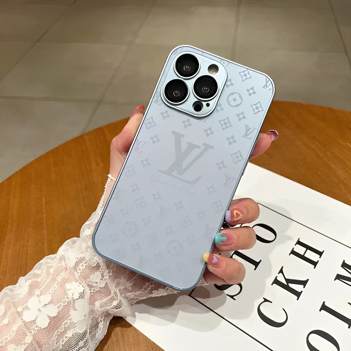 Luxury Frosted Matte Phone Case with Metal Emblem for iPhone 12-18 Pro & Pro Max