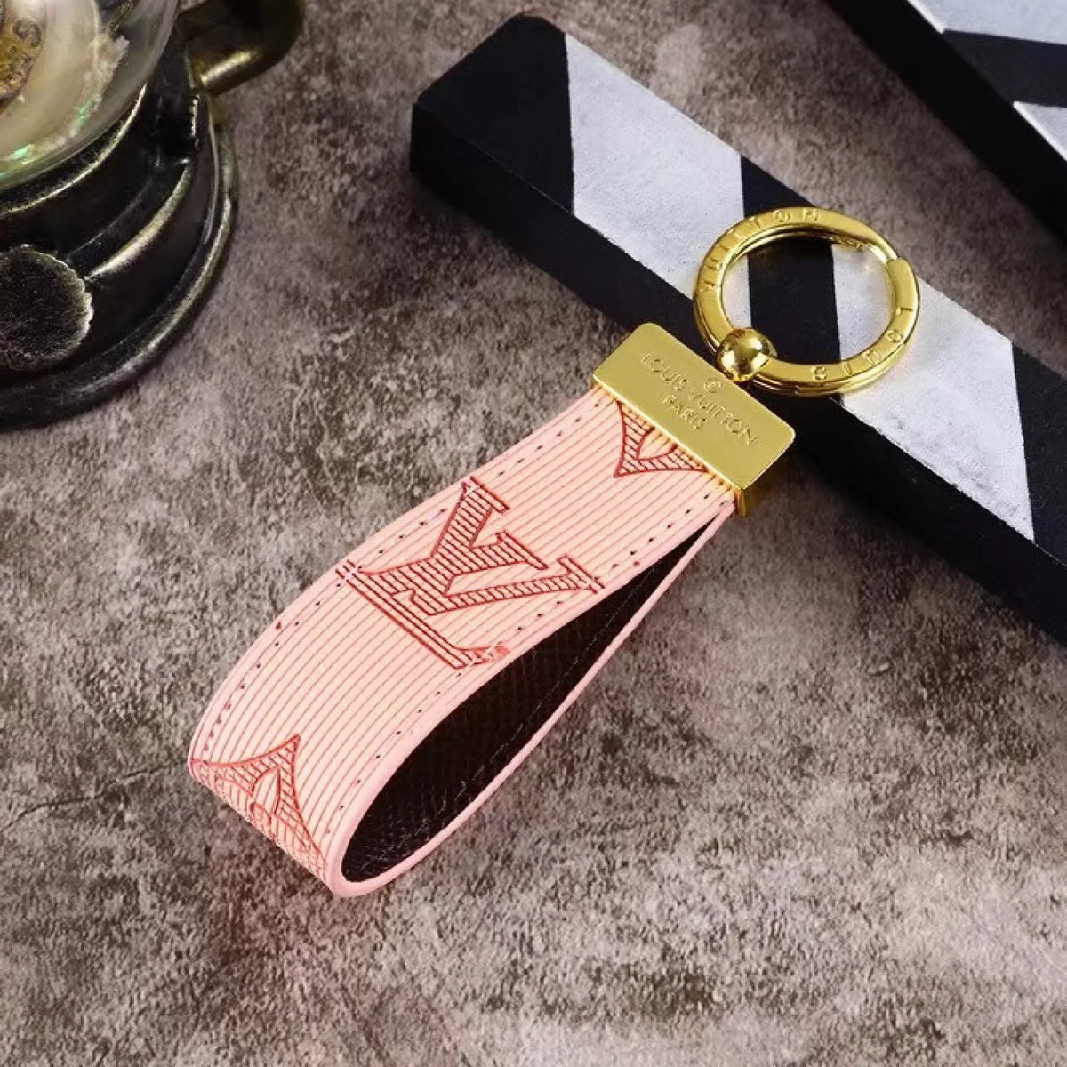 Luxury Louis Vuitton Captivating Leather & Acrylic Key Holders