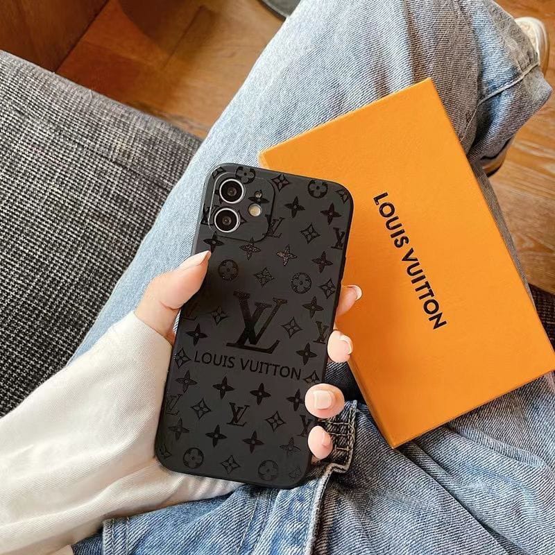 LV Luxury Monogram Leather Case for iPhone 13-18 Pro & Pro Max
