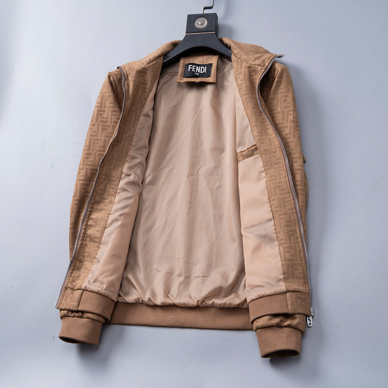 FDC15 New Spring and Autumn thin imitation deer skin velvet jacket long sleeved cardigan clothes