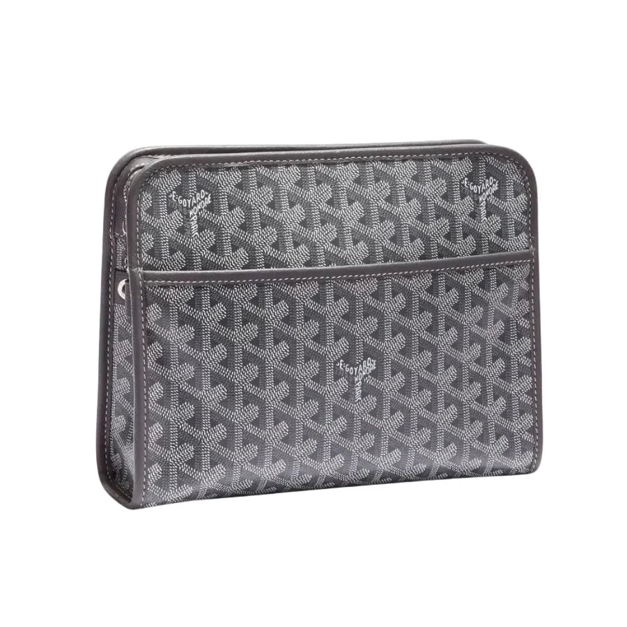 GYD Jouvence Toiletry Pouch MM | Goyardine Canvas & Calfskin