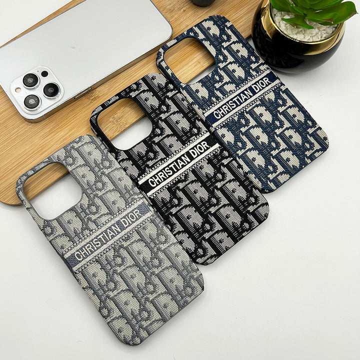 Luxury Brand Vertical Belt Stitched Case Cover for iPhone 12-18 Pro & Pro Max