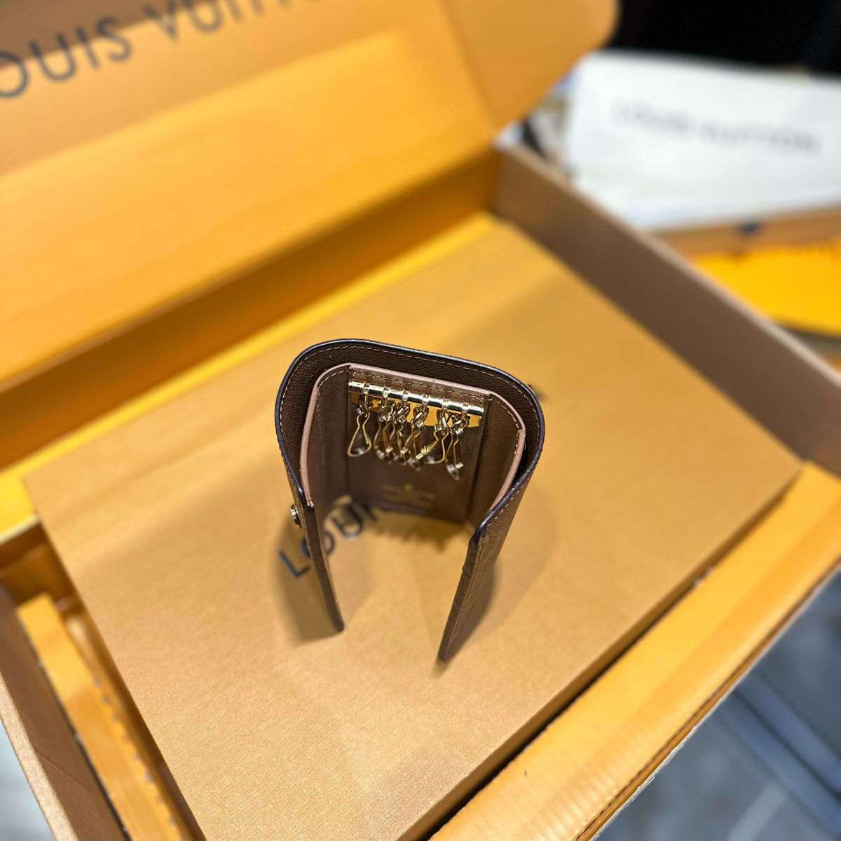Louis Vuitton Leather 6 Key Holder