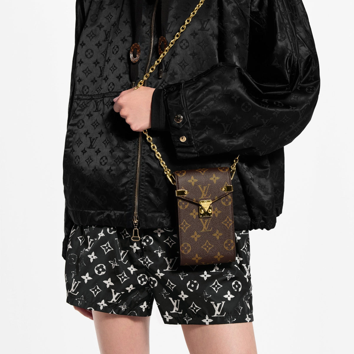 Luxury Louis Vuitton Crossbody Phone Pouch Métis