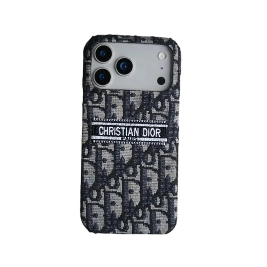 Luxury C Dior Brand Design Case for iPhone 12-18 Pro & Pro Max