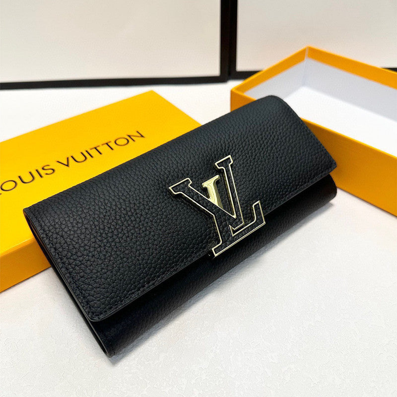 Monogram Clasp Long Wallet